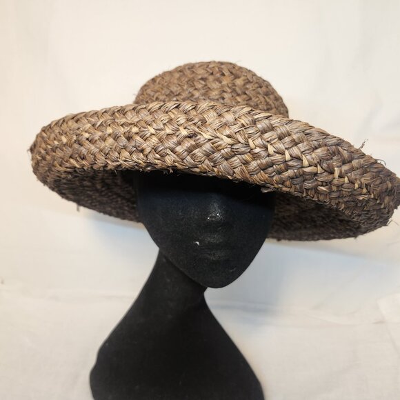 Helen Kaminkski Australia Woven Raffia Straw Sun Hat Womens main image 3